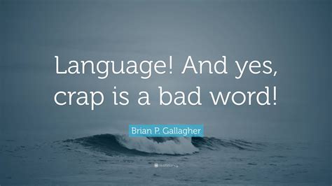 crap is a bad word|CRAP .